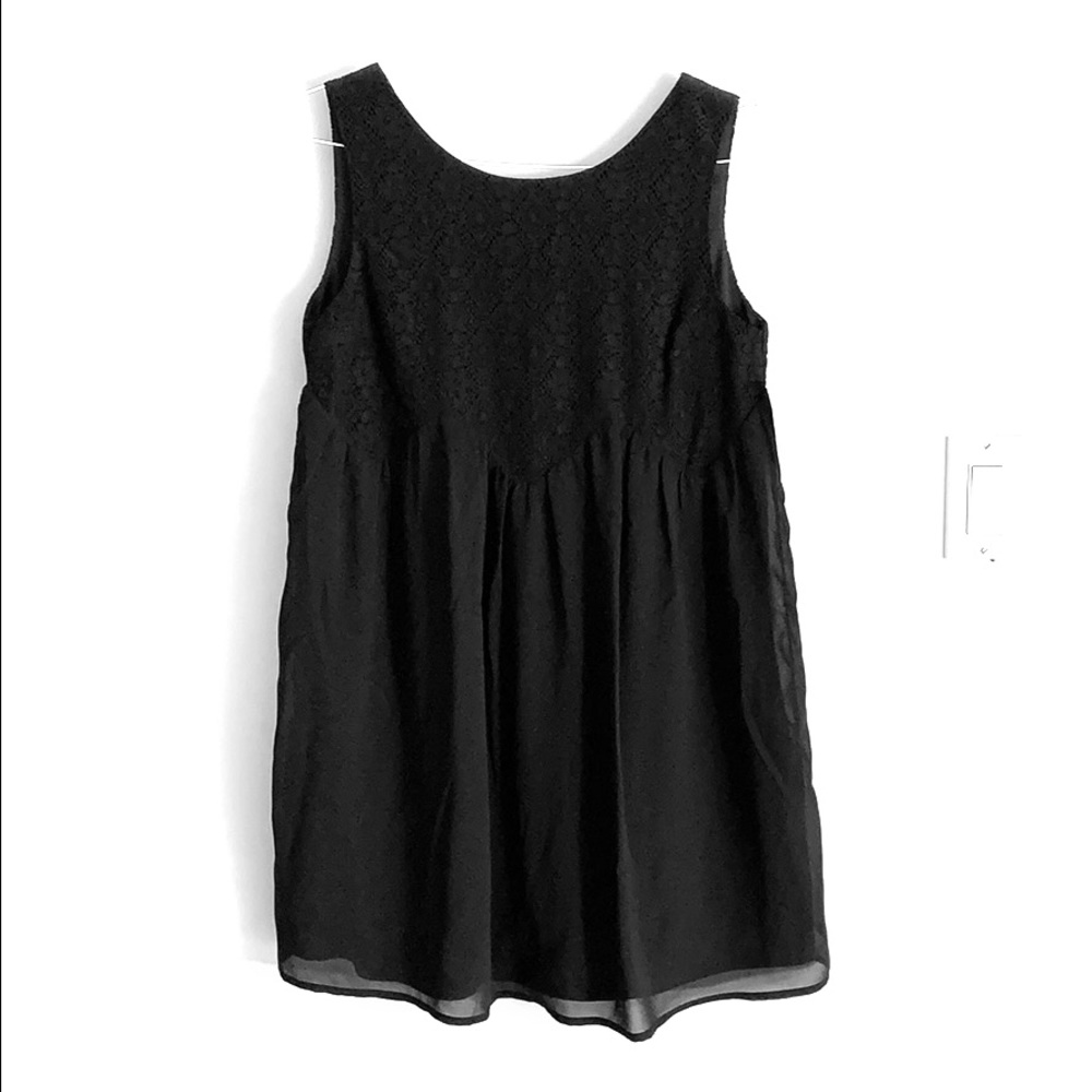 Black baby doll dress